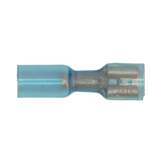 Sealey Heat Shrink Push-On Terminal 6.4mm Female Blue Pack of 25