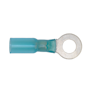 Sealey Heat Shrink Ring Terminal Ø8.4mm Blue Pack of 25