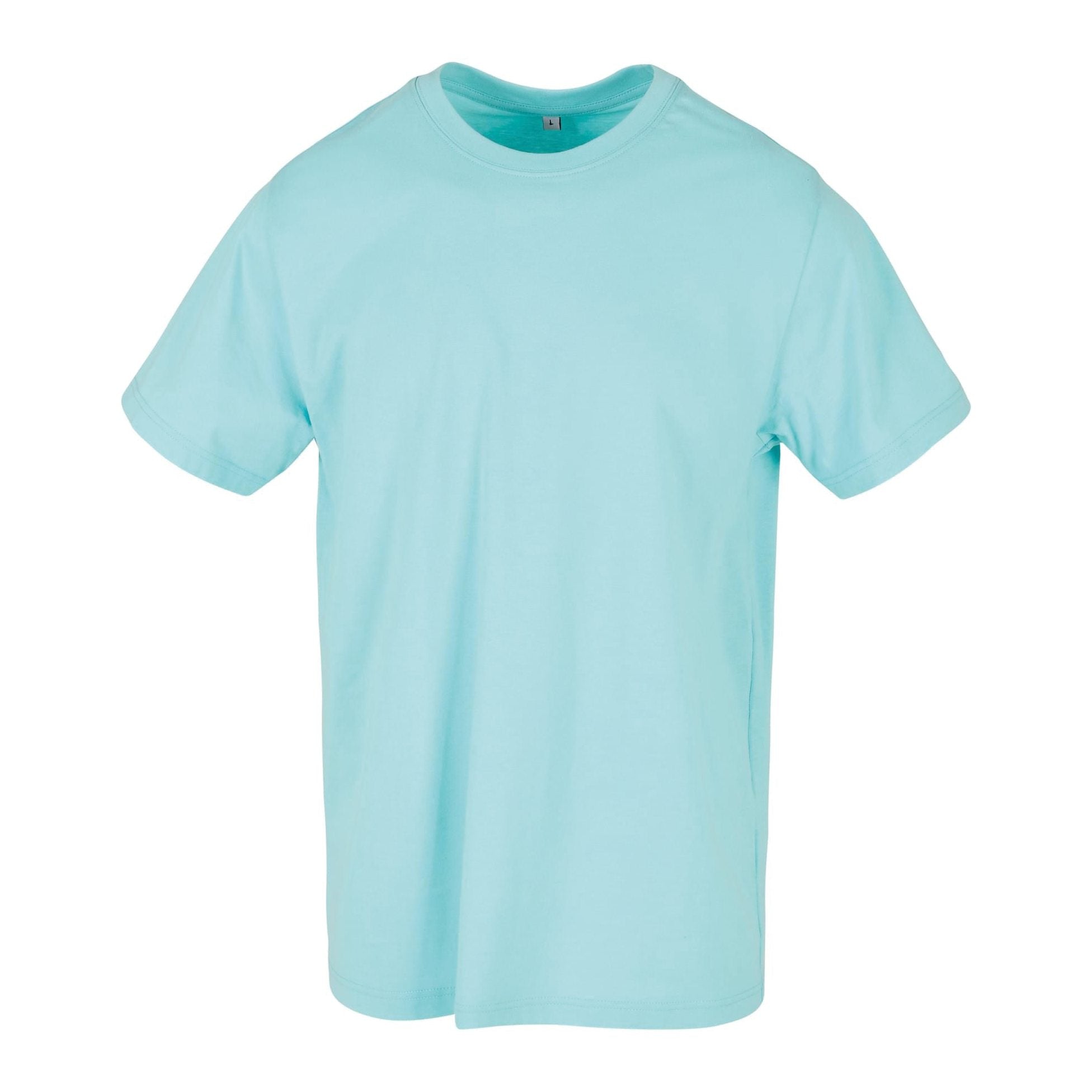 Build Your Brand T-Shirt Round-Neck - Beryl Blue