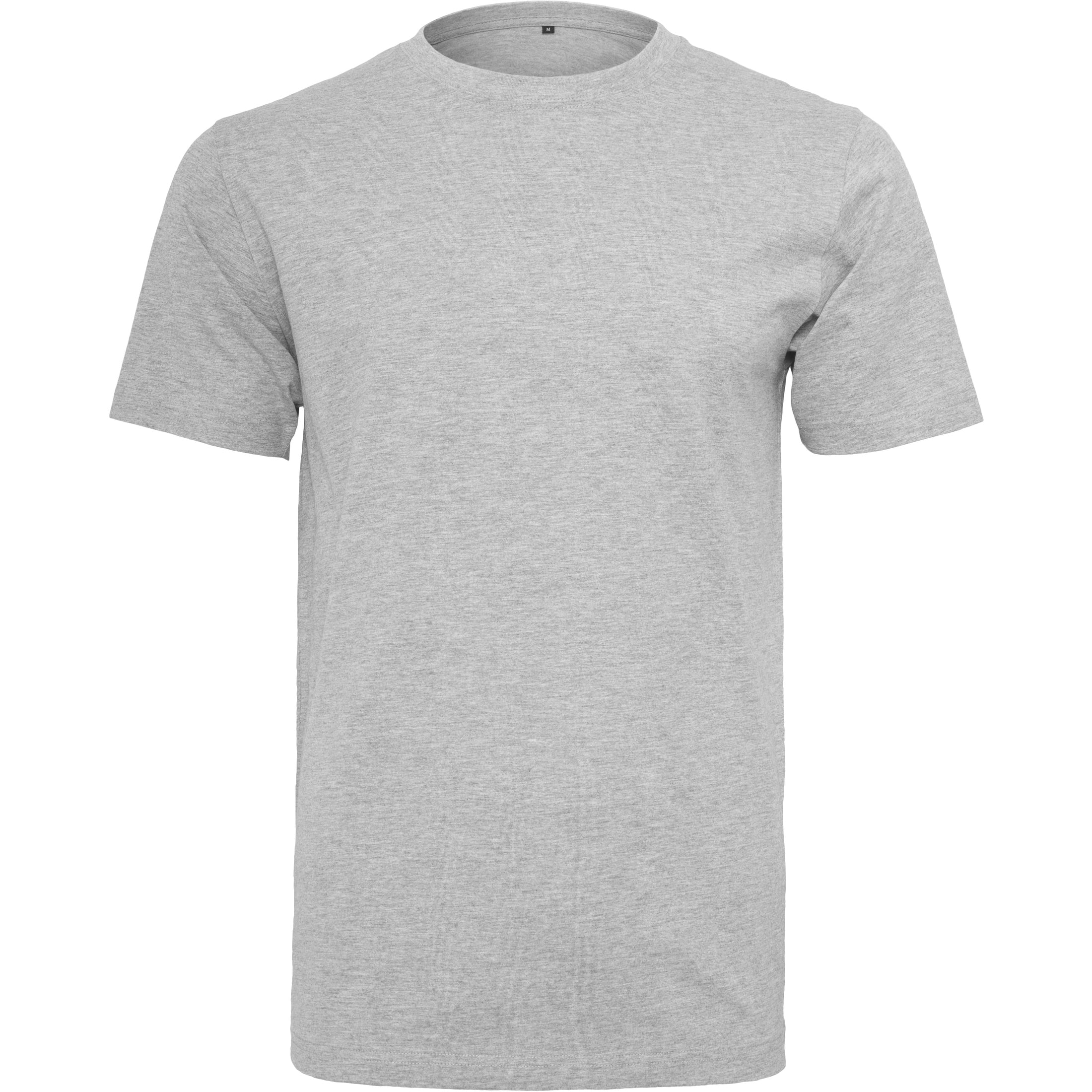 Build Your Brand T-Shirt Round-Neck - Heather Grey