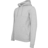 Build Your Brand Heavy Hoodie - Heather Grey