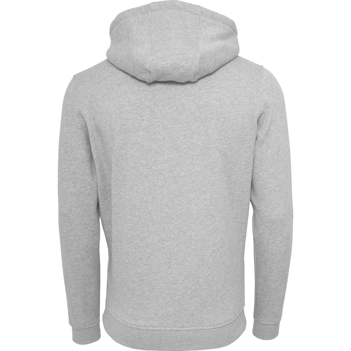 Build Your Brand Heavy Hoodie - Heather Grey