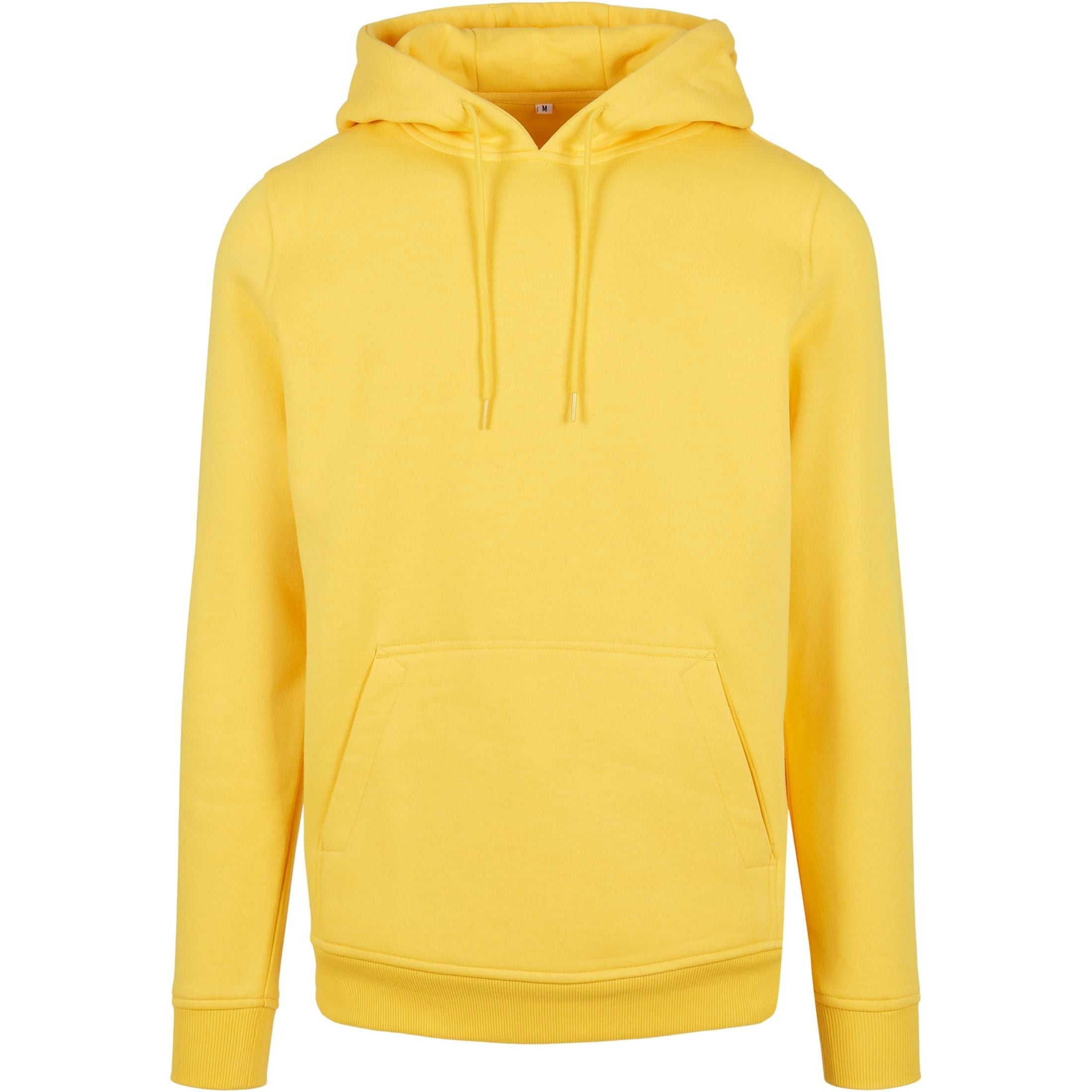 Build Your Brand Heavy Hoodie - Taxi Yellow