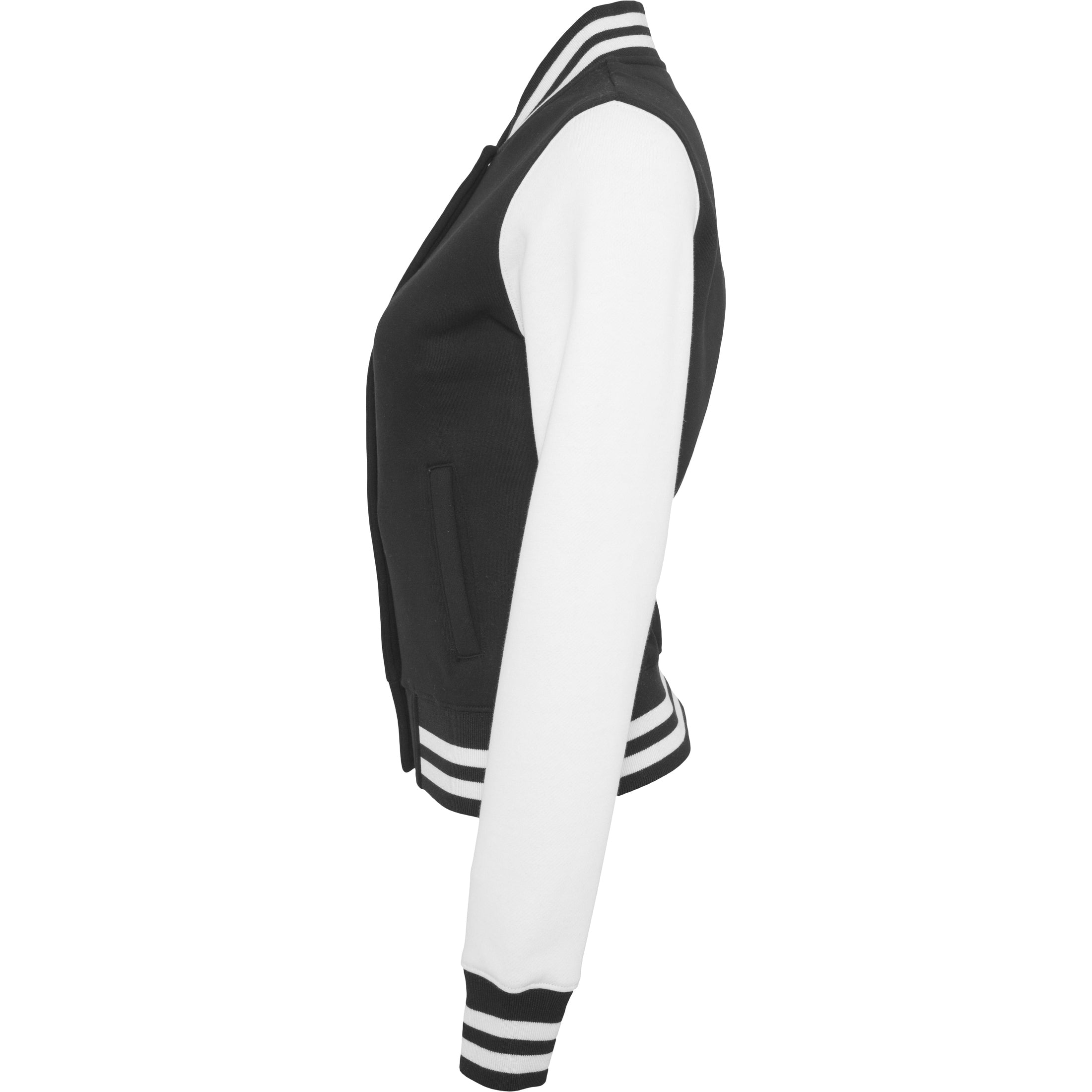 Build Your Brand Women's Sweat College Jacket