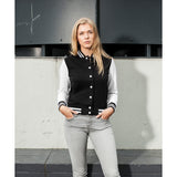 Build Your Brand Women's Sweat College Jacket