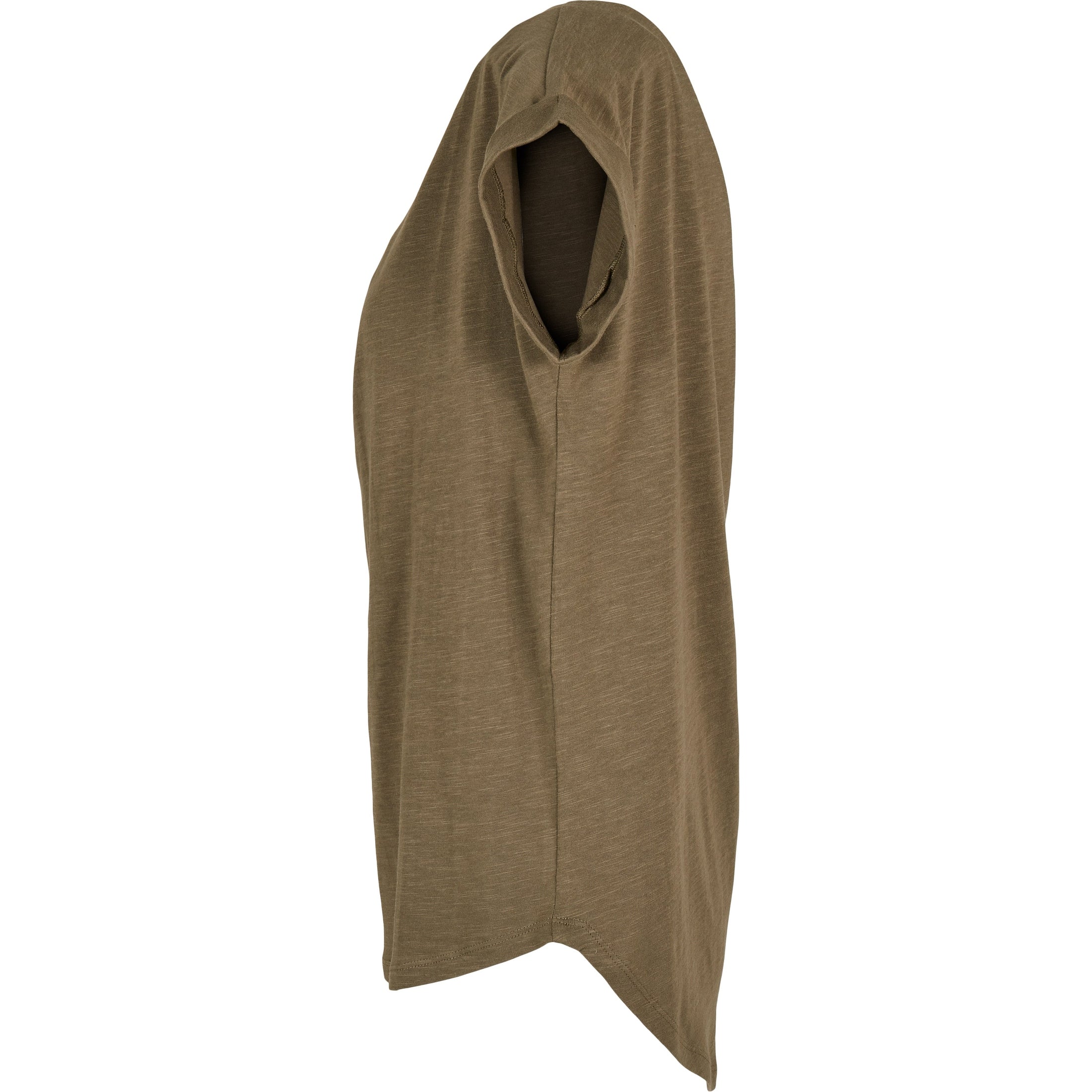 Build Your Brand Women's Long Slub Tee