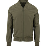 Build Your Brand Nylon Bomber Jacket