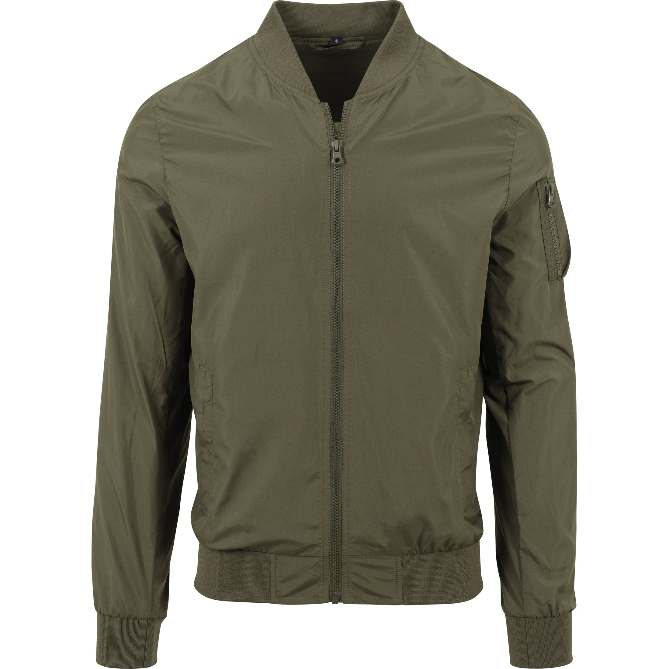 Build Your Brand Nylon Bomber Jacket