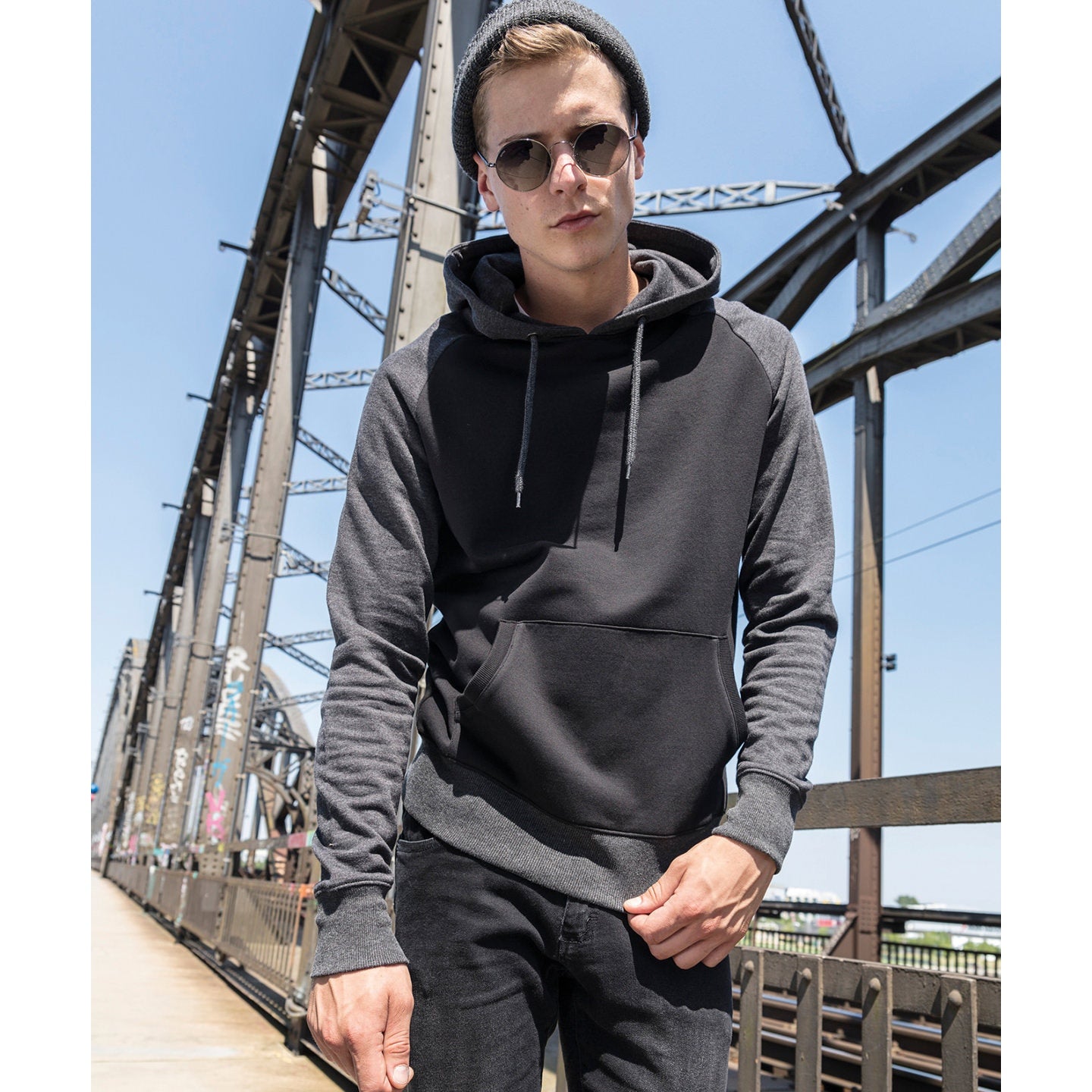 Build Your Brand Raglan Hoodie