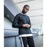 Build Your Brand Long Sleeve With Cuff Rib