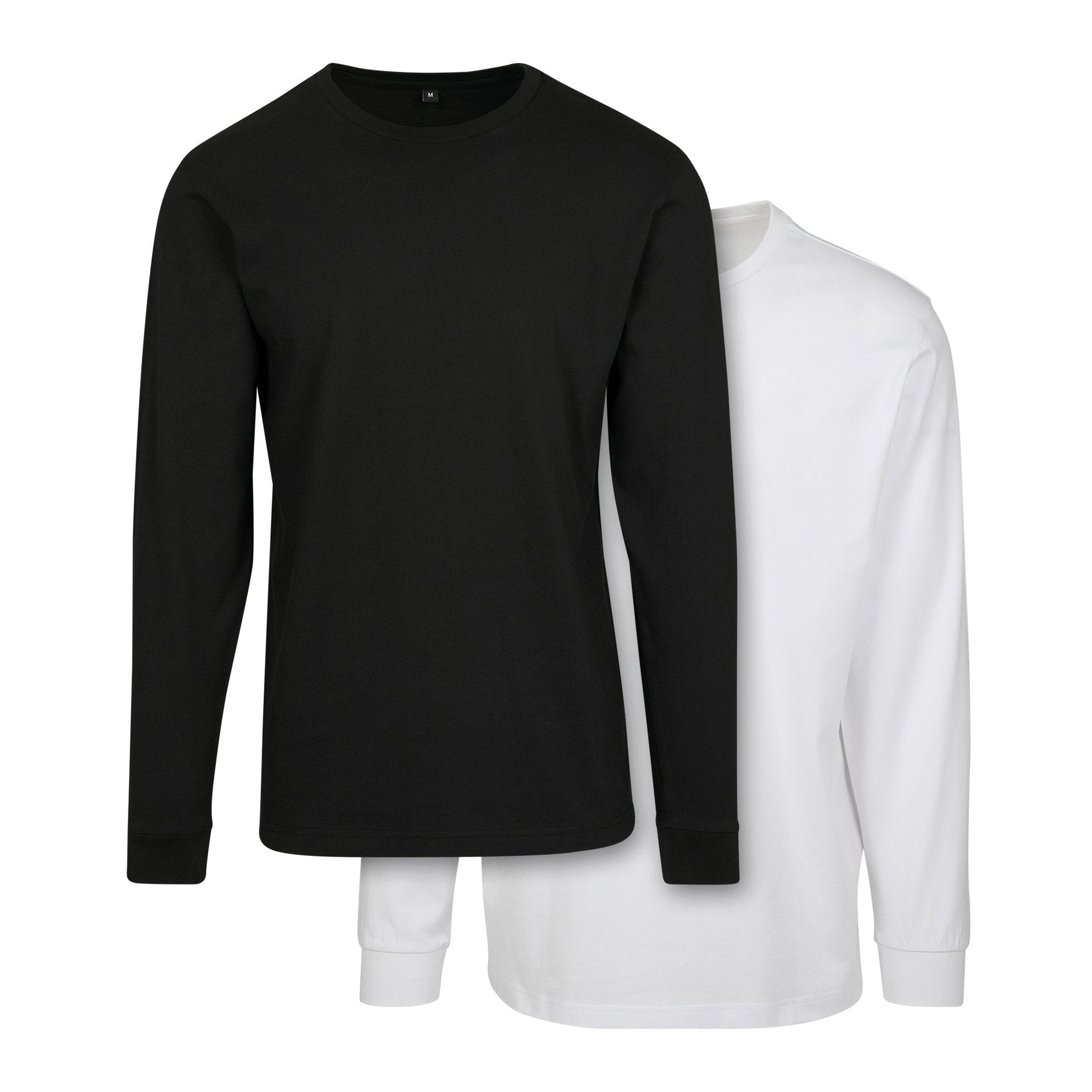 Build Your Brand Long Sleeve With Cuff Rib