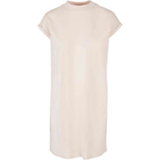 Build Your Brand Women's Turtle Extended Shoulder Dress - Pink