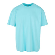 Build Your Brand Heavy Oversized Tee - Beryl Blue