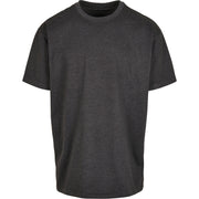 Build Your Brand Heavy Oversized Tee - Charcoal