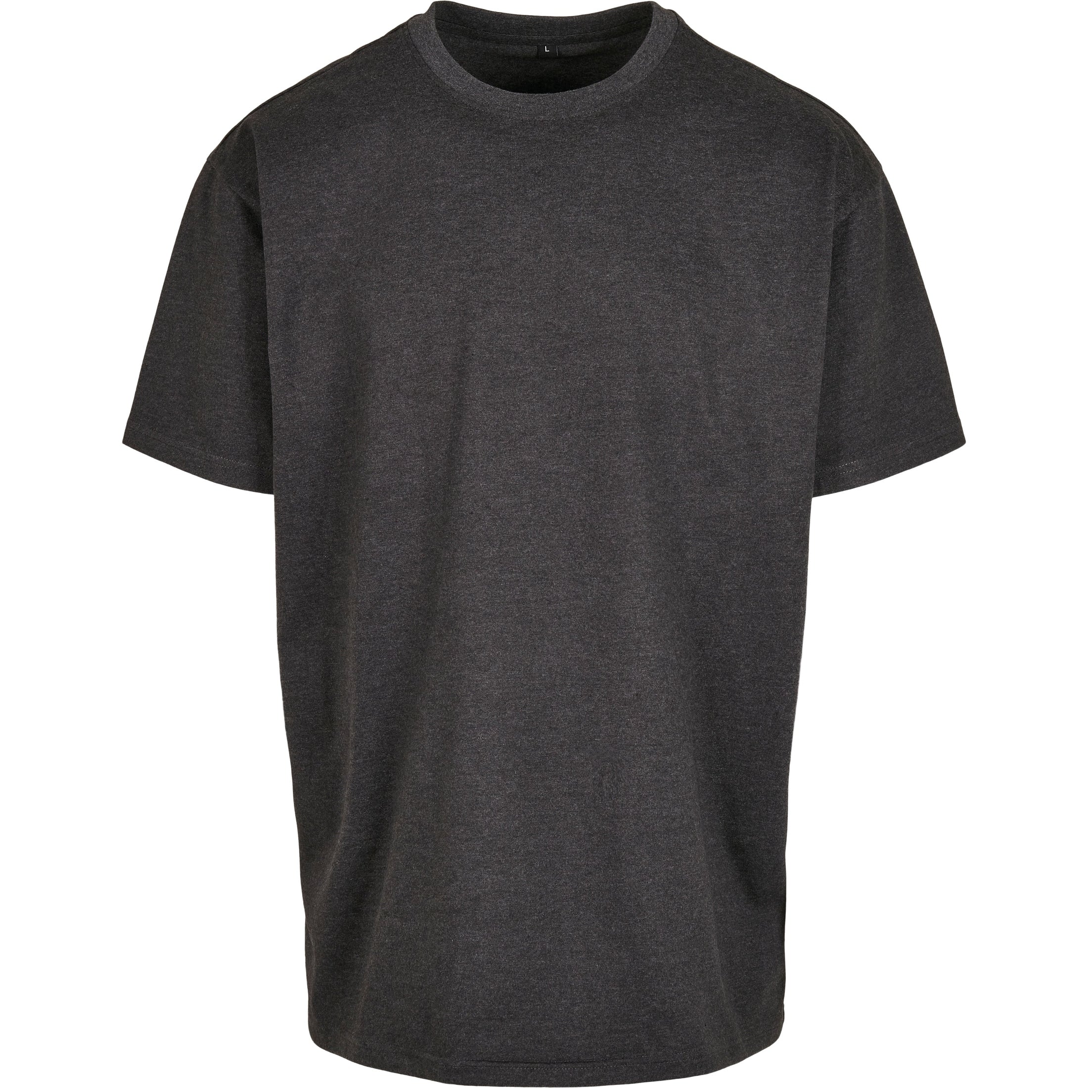 Build Your Brand Heavy Oversized Tee - Charcoal