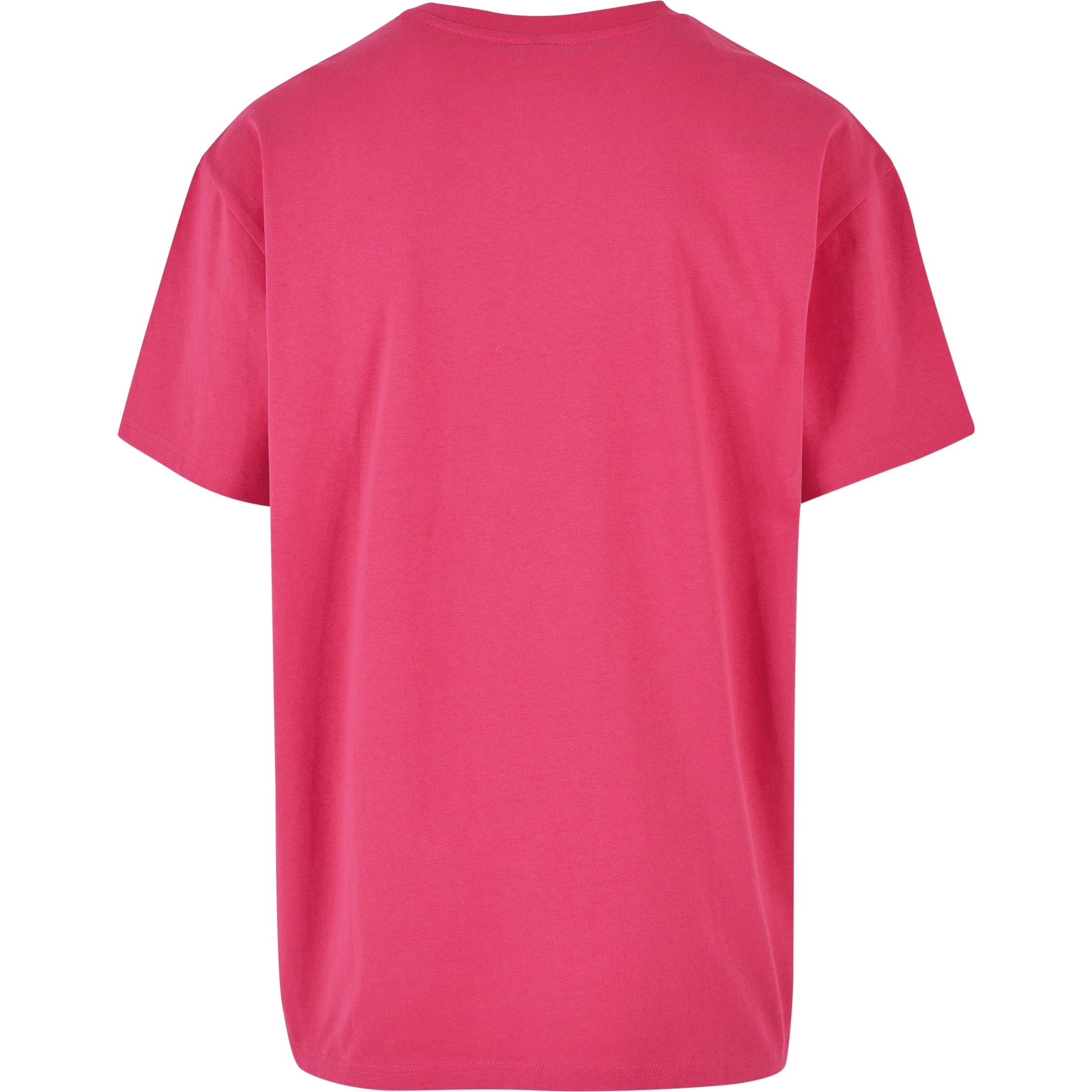 Build Your Brand Heavy Oversized Tee - Hibiskus Pink