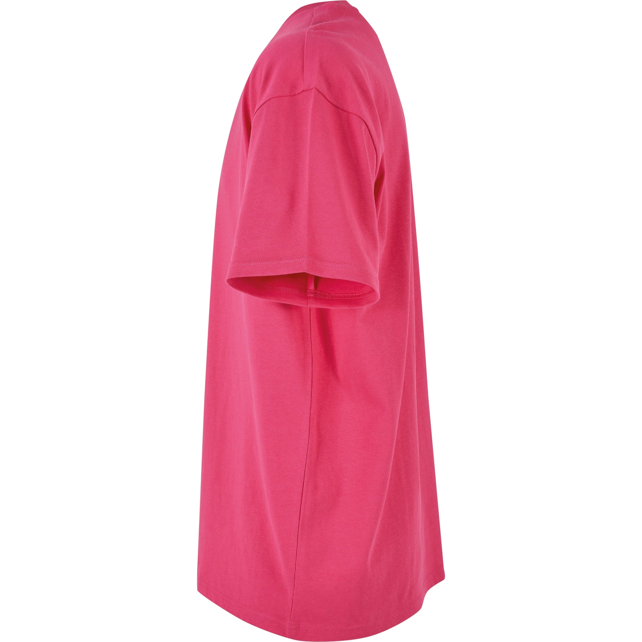 Build Your Brand Heavy Oversized Tee - Hibiskus Pink