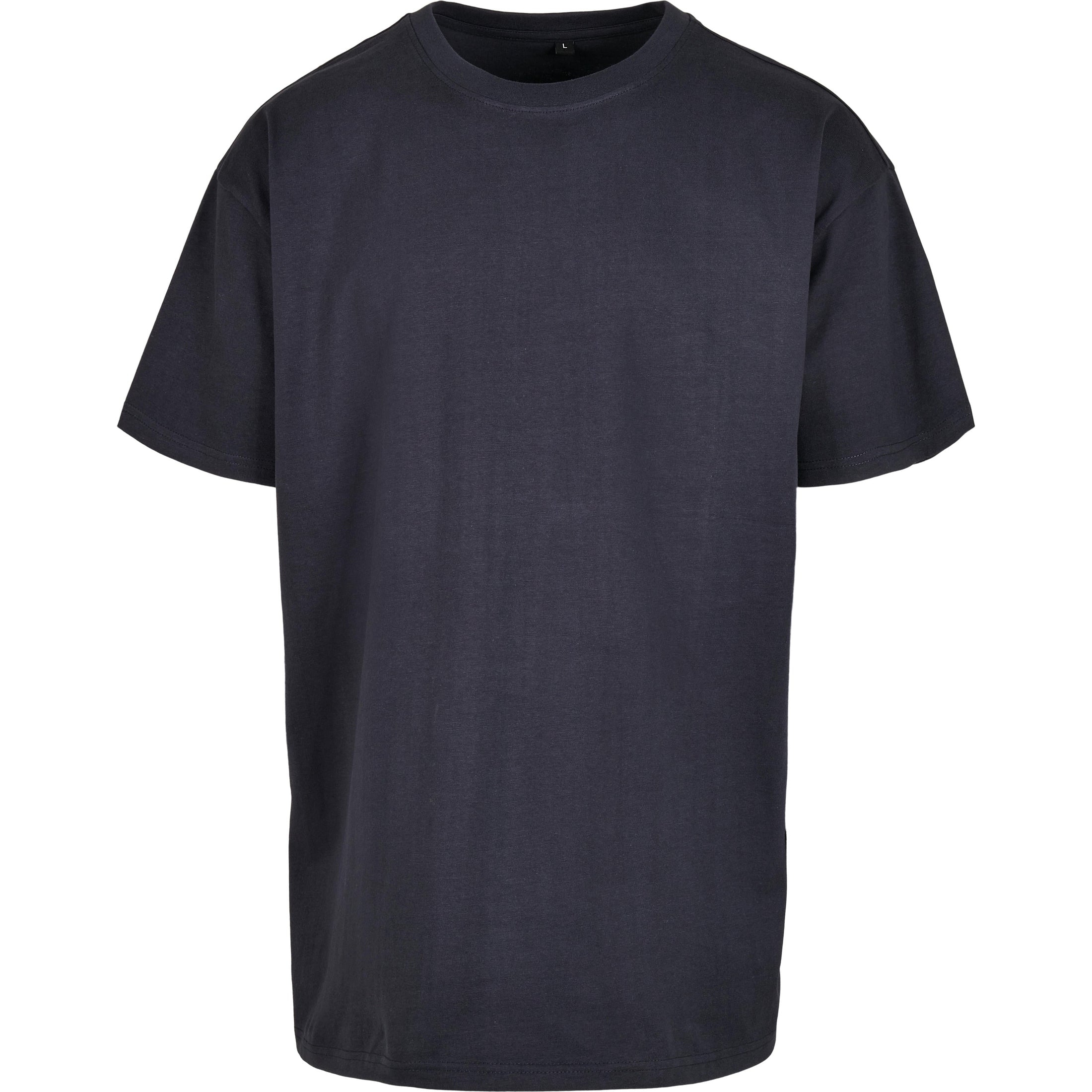 Build Your Brand Heavy Oversized Tee - Navy