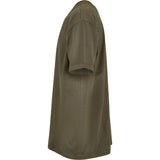 Build Your Brand Heavy Oversized Tee - Olive