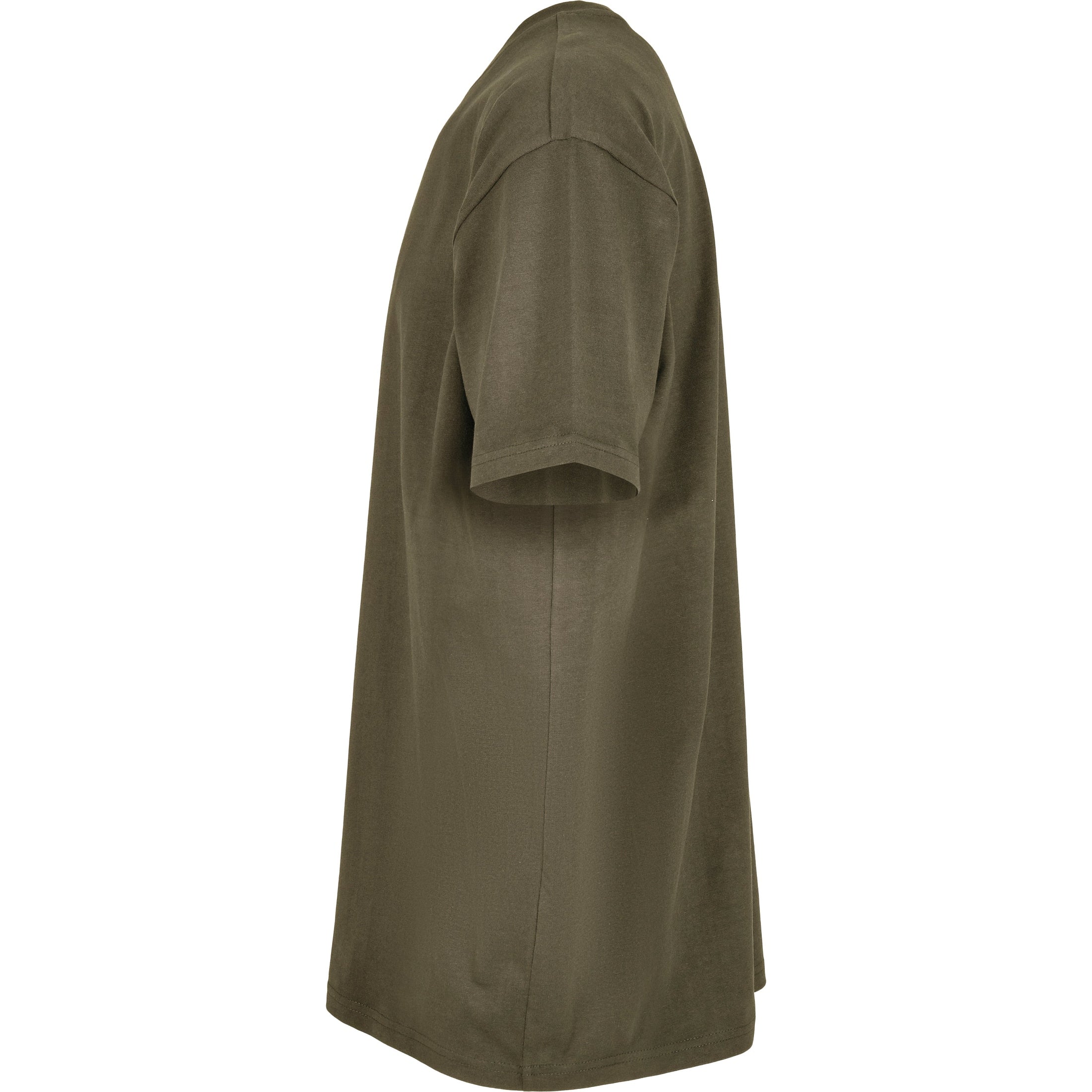 Build Your Brand Heavy Oversized Tee - Olive