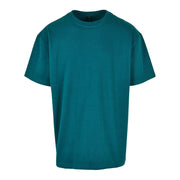 Build Your Brand Heavy Oversized Tee - Retro Green