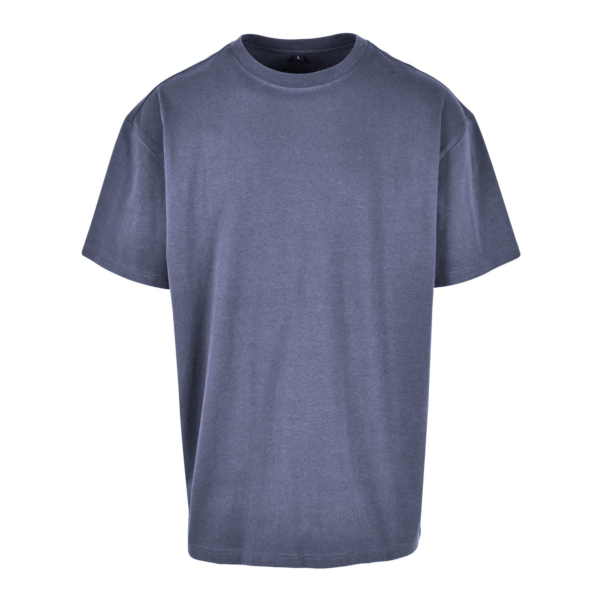 Build Your Brand Heavy Oversized Tee - Vintage Blue