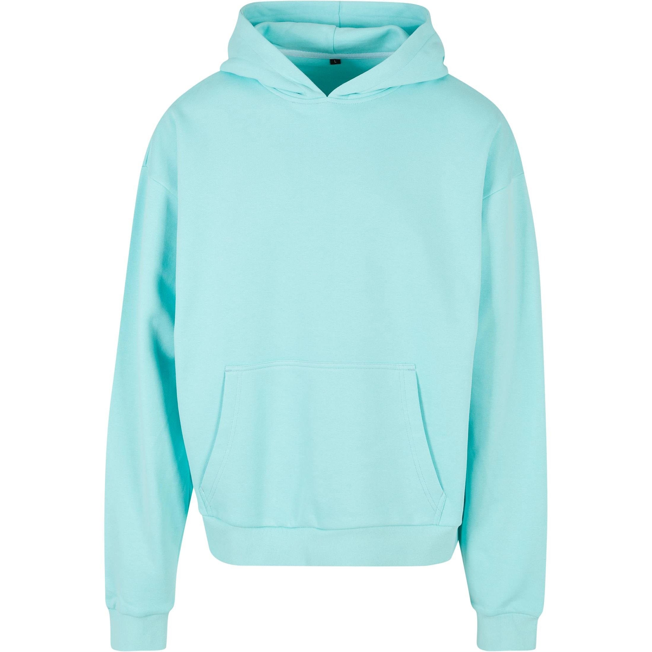 Build Your Brand Ultra Heavy Hoodie - Beryl Blue