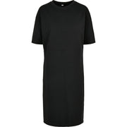 Build Your Brand Women's Organic Oversizes Slit Tee Dress