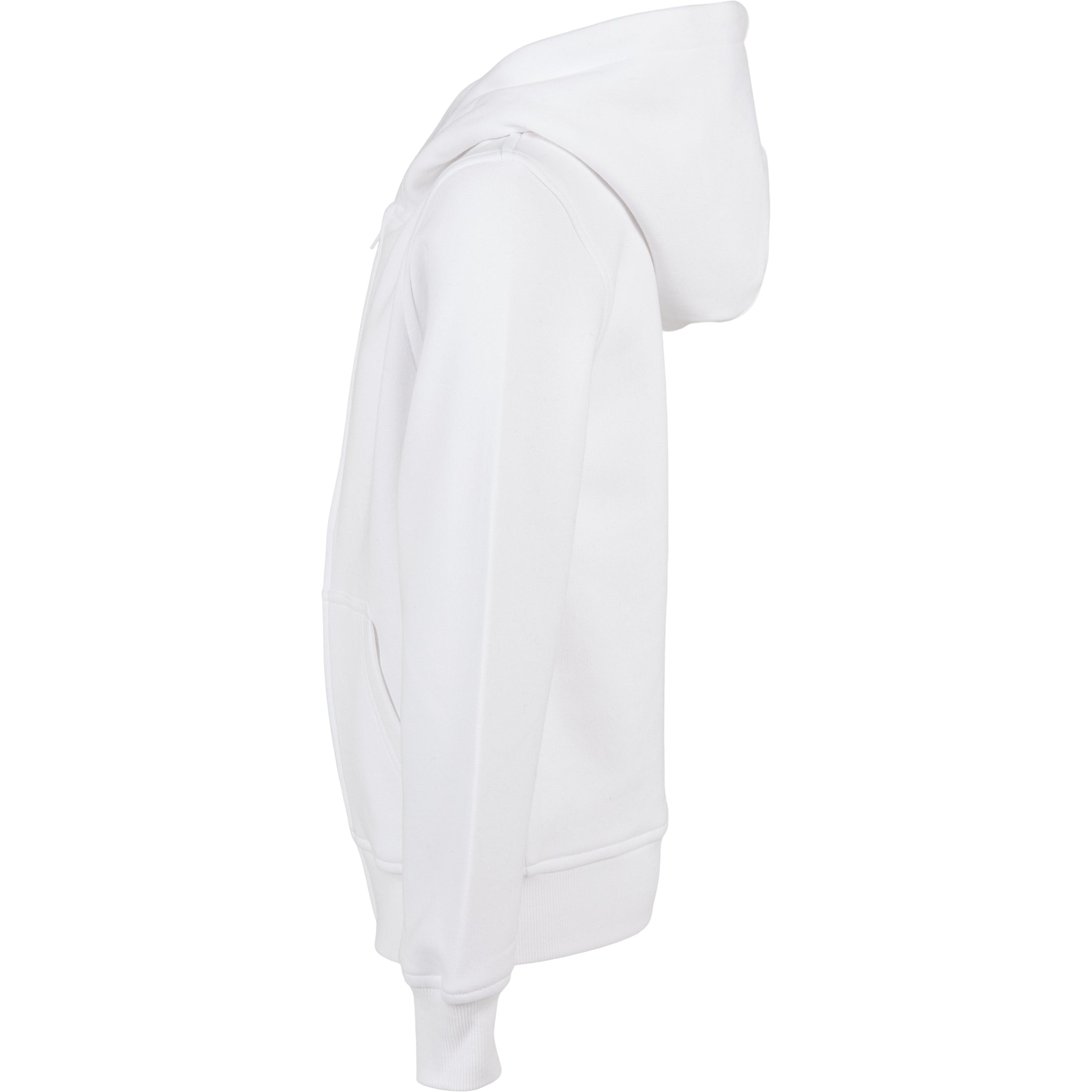 Build Your Brand Organic Kids Basic Zip Hoodie