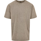 Build Your Brand Acid Washed Heavy Oversized Tee