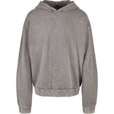 Build Your Brand Acid Washed Oversize Hoodie