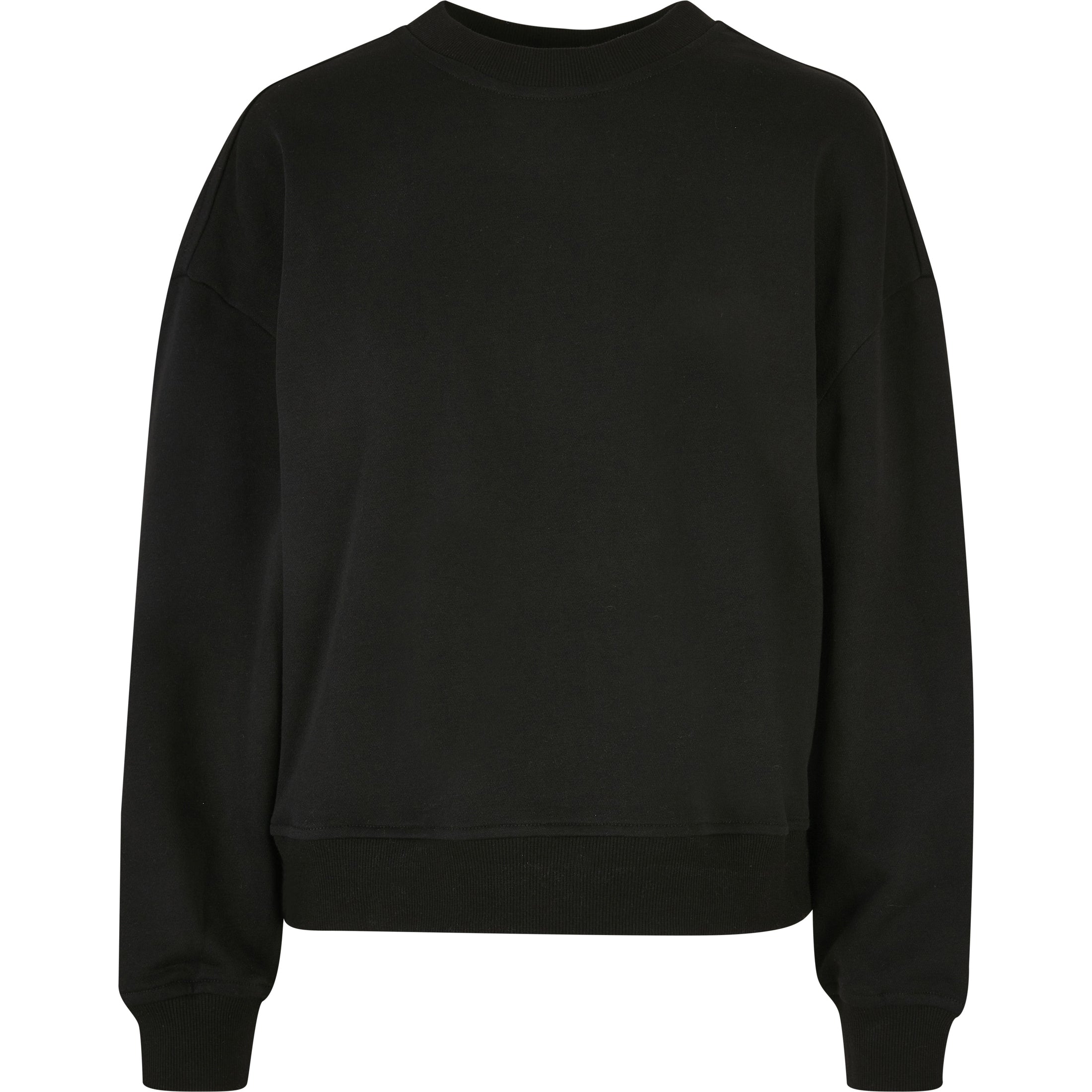 Build Your Brand Women's Oversized Crew Neck Sweatshirt