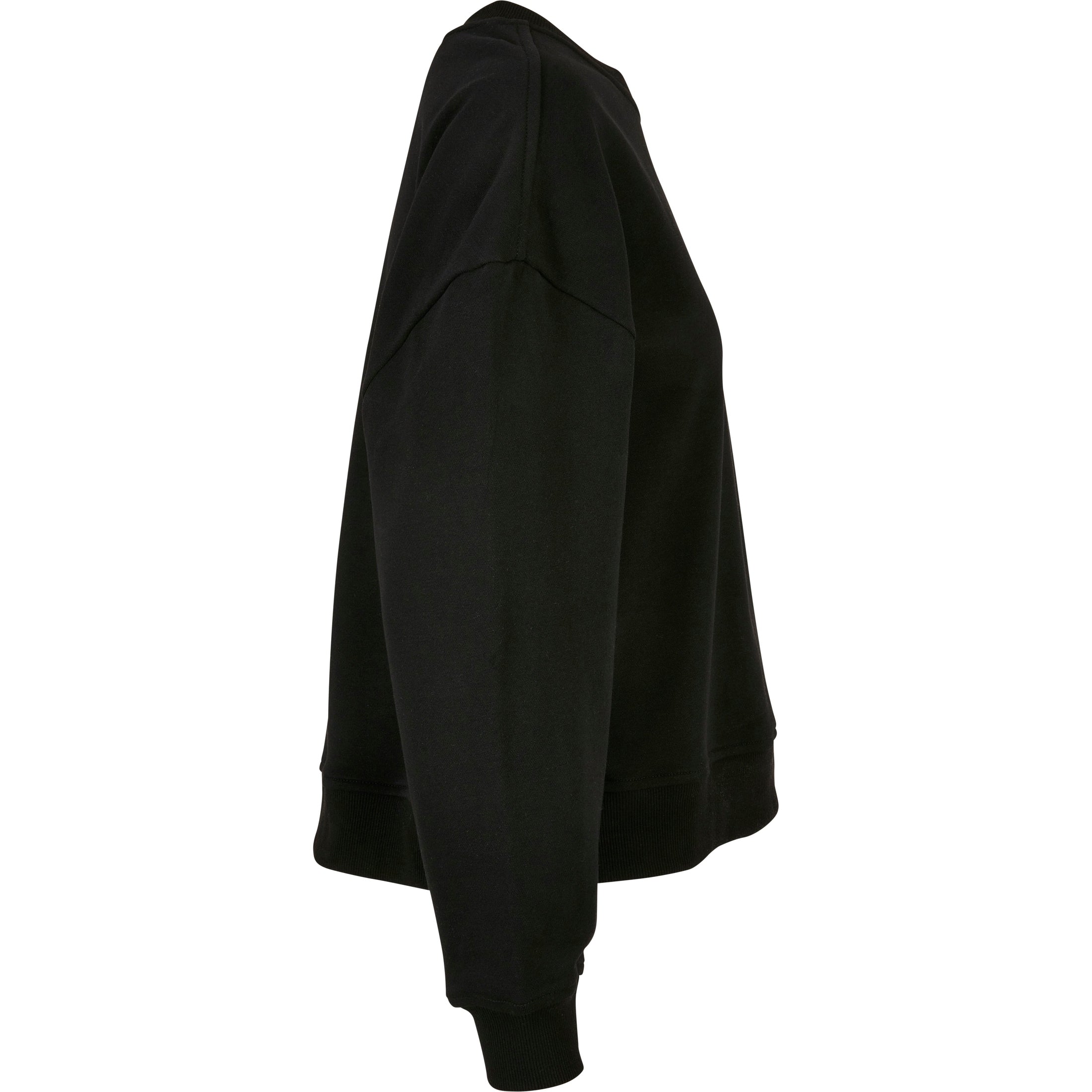 Build Your Brand Women's Oversized Crew Neck Sweatshirt