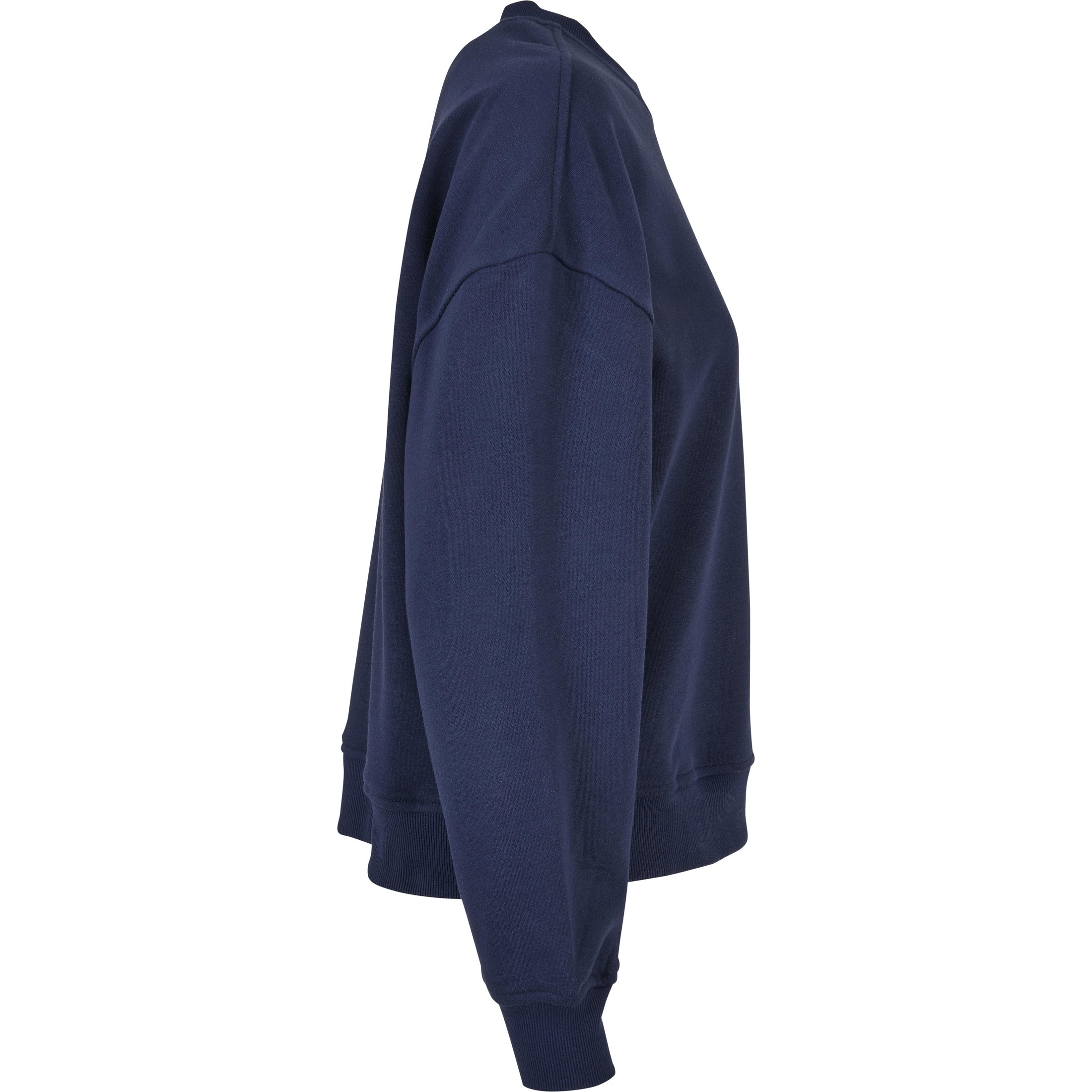 Build Your Brand Women's Oversized Crew Neck Sweatshirt