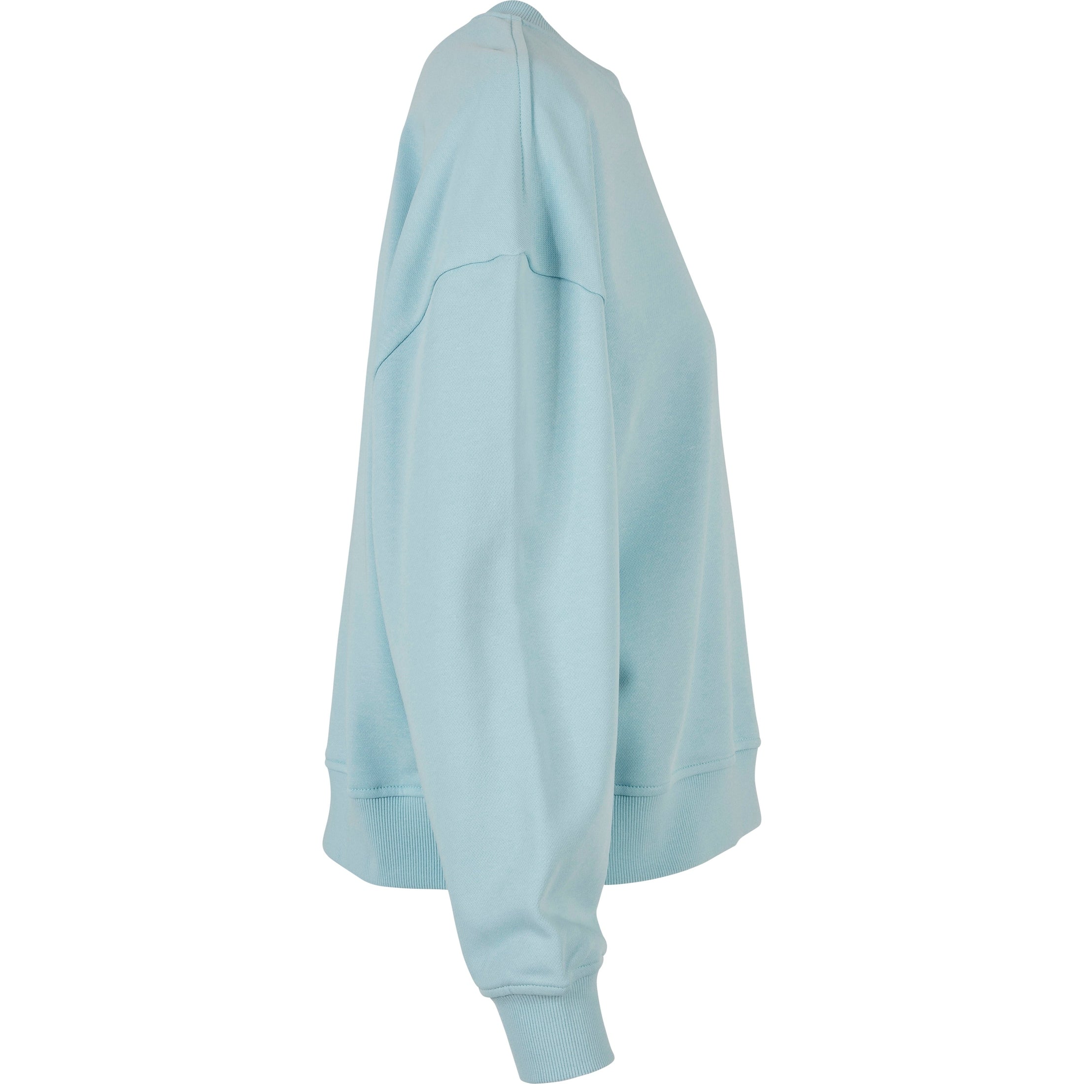 Build Your Brand Women's Oversized Crew Neck Sweatshirt