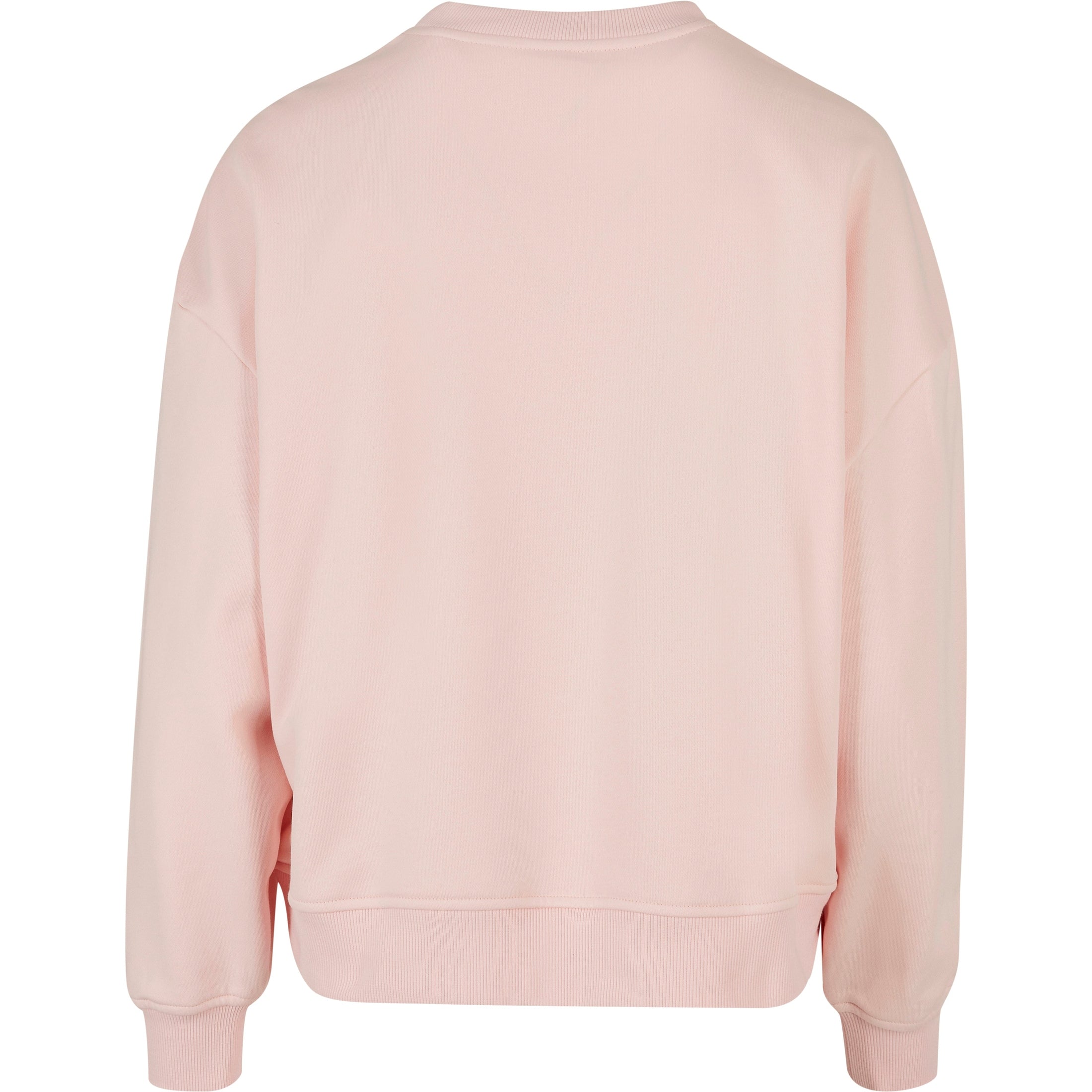 Build Your Brand Women's Oversized Crew Neck Sweatshirt