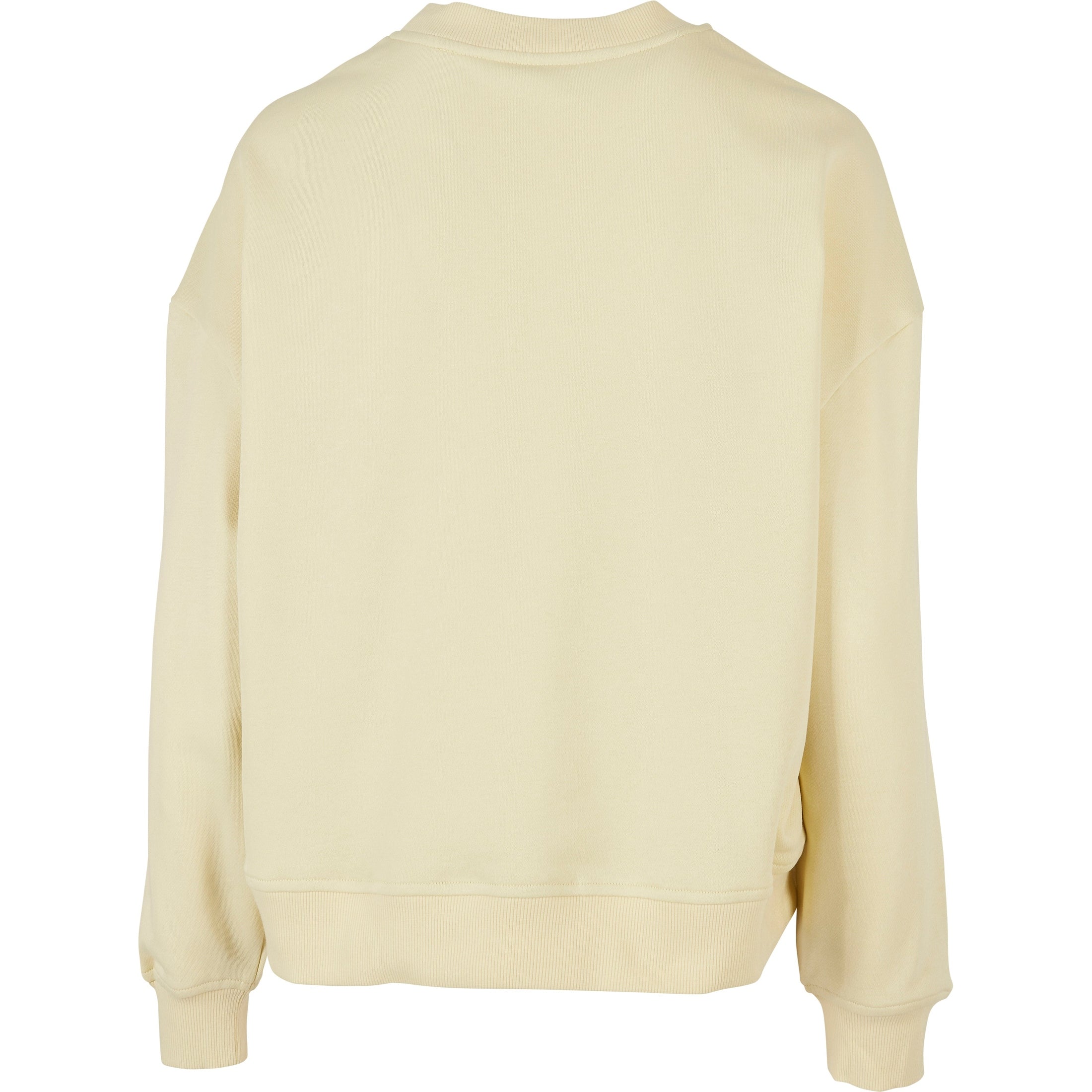 Build Your Brand Women's Oversized Crew Neck Sweatshirt