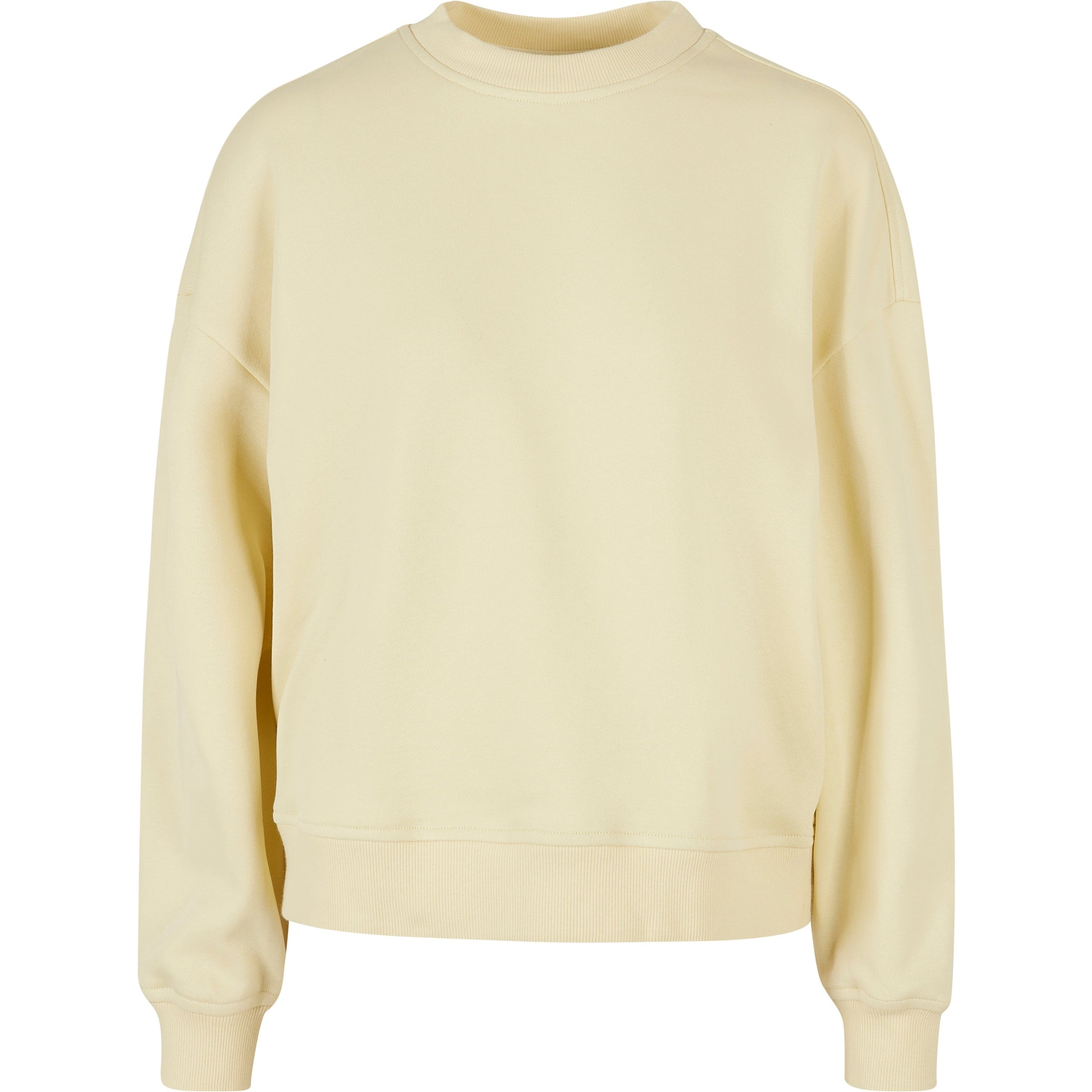 Build Your Brand Women's Oversized Crew Neck Sweatshirt