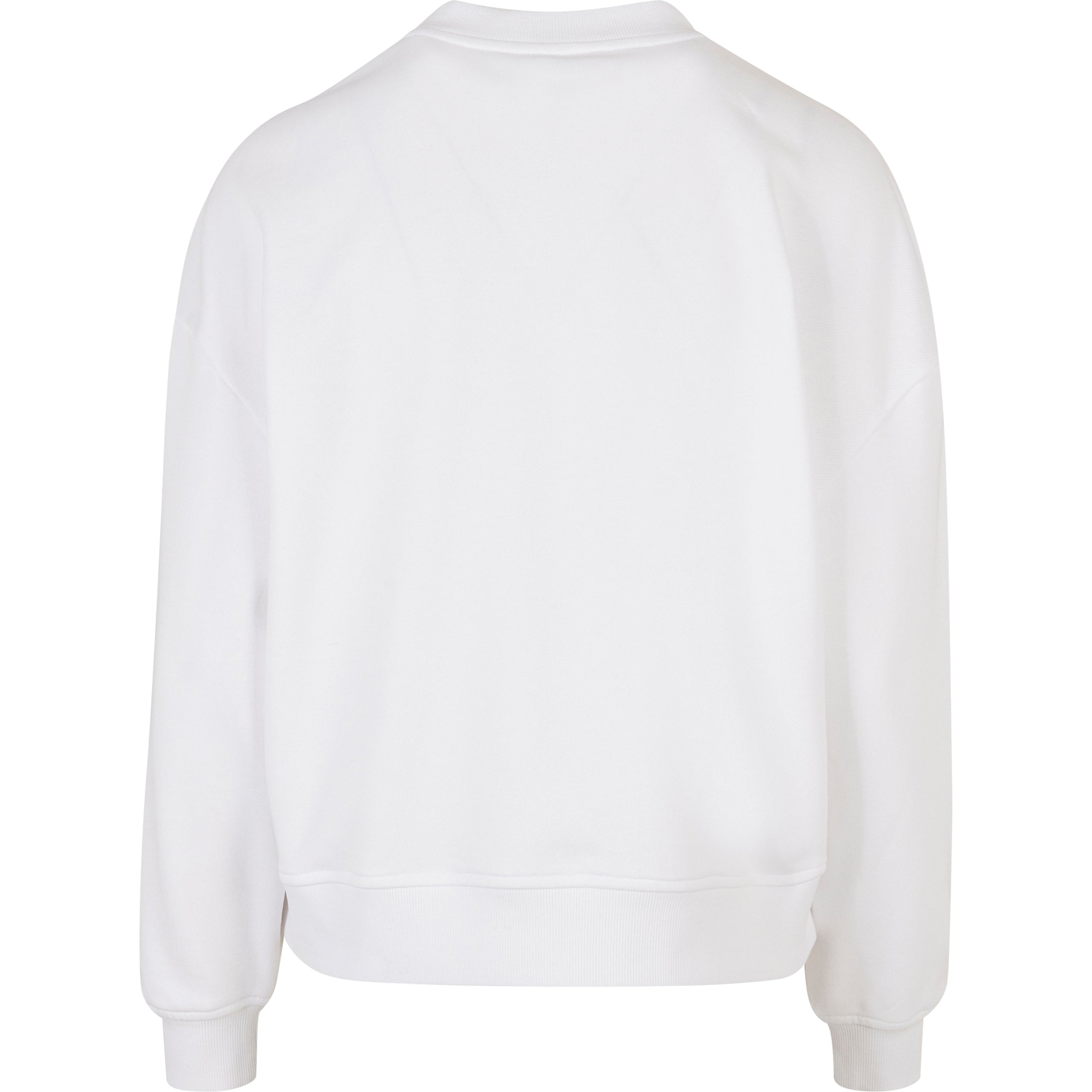 Build Your Brand Women's Oversized Crew Neck Sweatshirt
