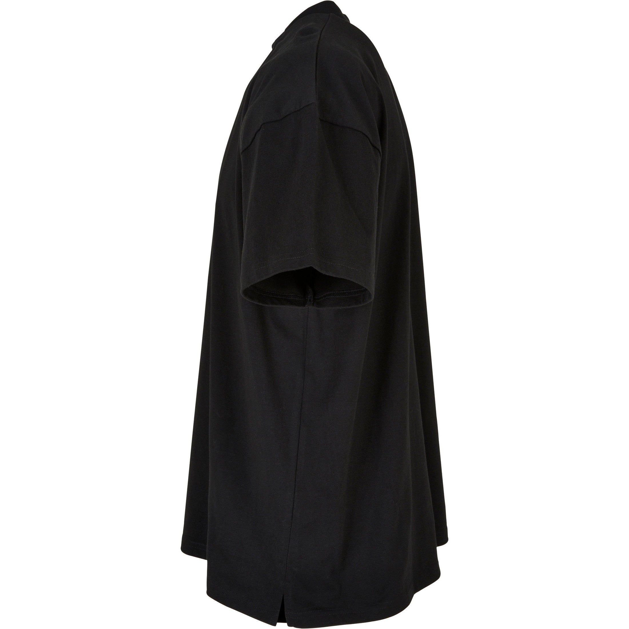 Build Your Brand Oversized Mock Neck Tee