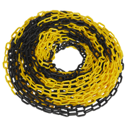 Sealey Safety Chain Black/Yellow 25m x 6mm