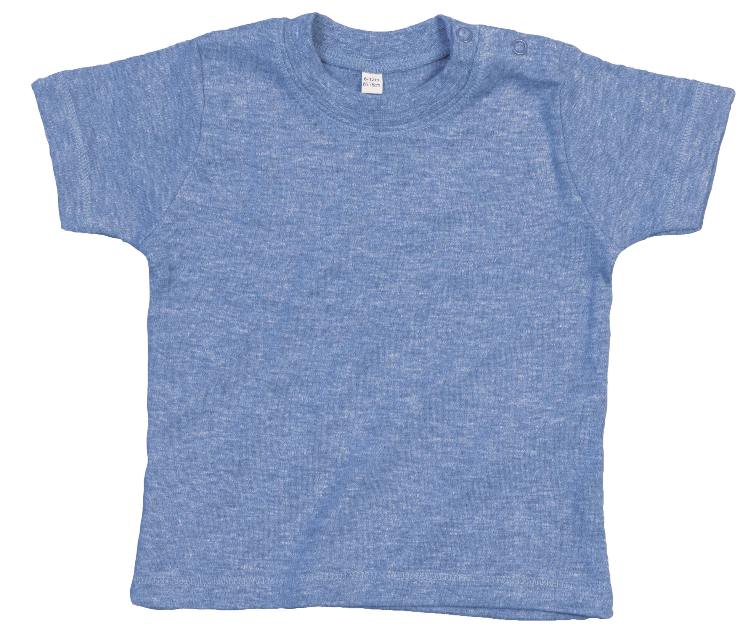 Babybugz Baby T - Heather Blue