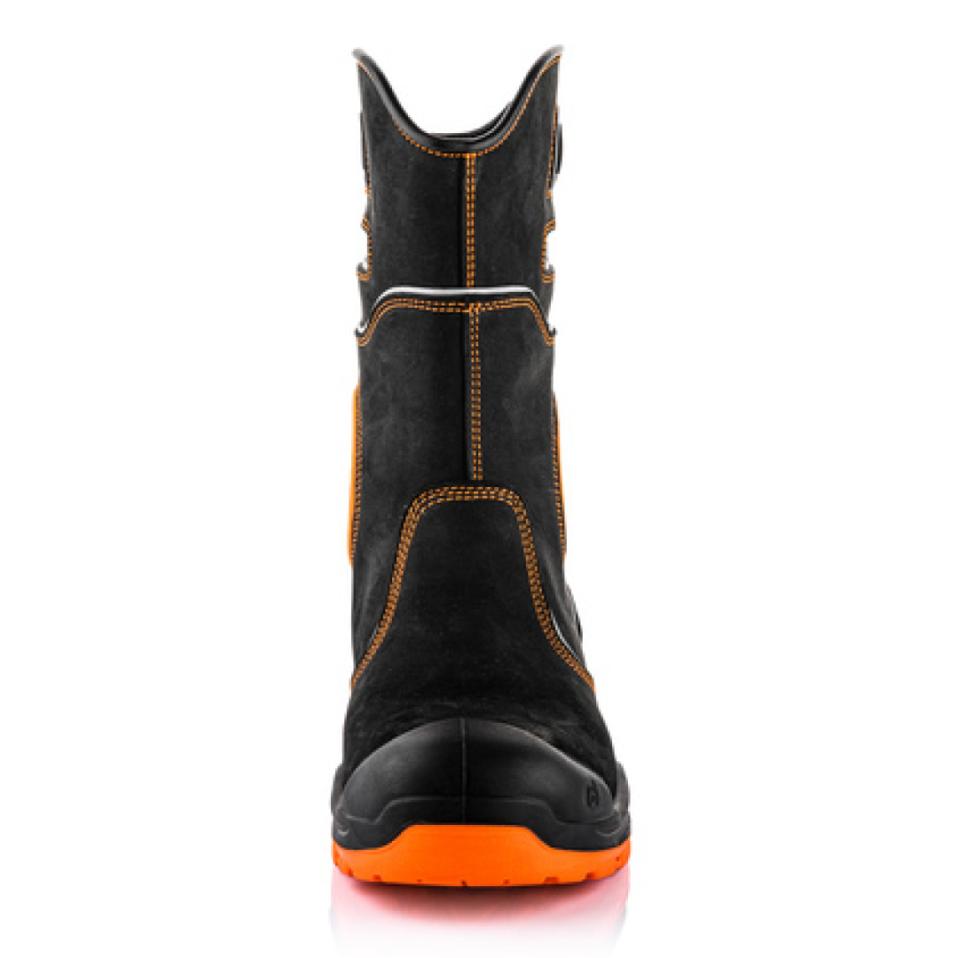 BuckbootzBVIZ5BuckzvizRiggerSafetyBootBlackOrange #colour_black-orange