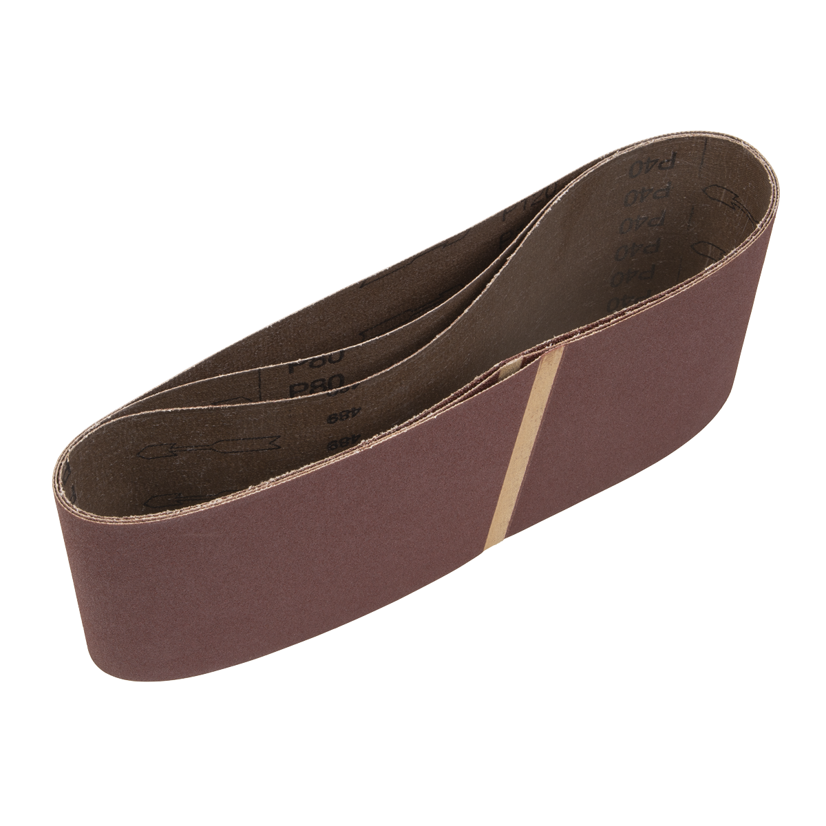 Sealey Sanding Belt 100 x 610mm - Assorted Pack of 3