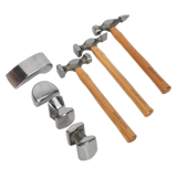 Sealey Panel Beating Set 7pc Drop-Forged Hickory Shafts