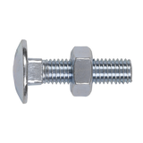 Sealey Coach Bolt & Nut M10 x 40mm Zinc Pack of 50