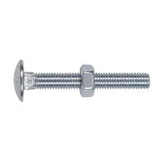 Sealey Coach Bolt & Nut DIN 603 - M10 x 75mm Zinc Pack of 50