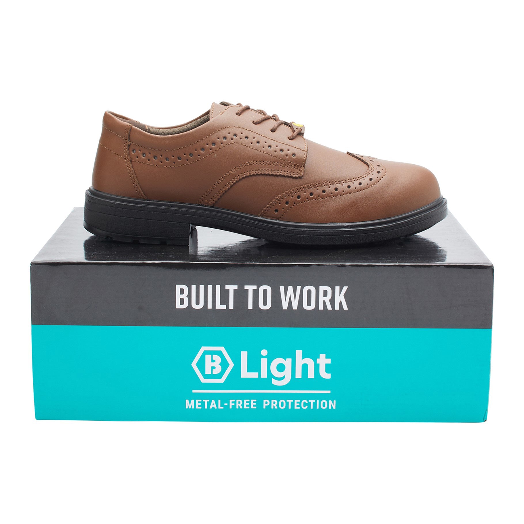 Blackrock Brown Brogue Composite ESD Safety Shoes