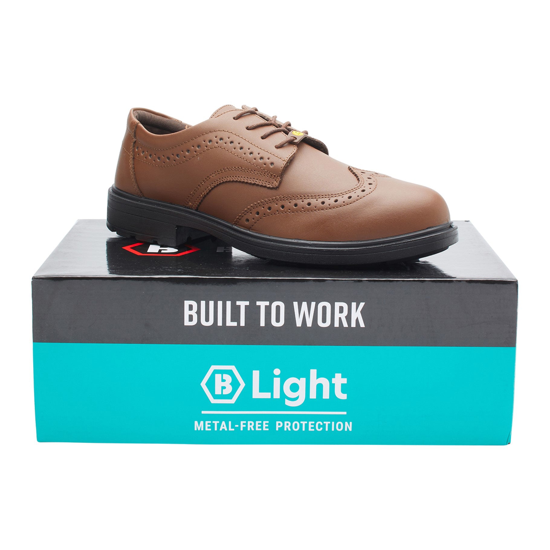 Blackrock Brown Brogue Composite ESD Safety Shoes