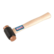 Sealey Copper Faced Hammer 1.75lb Hickory Shaft
